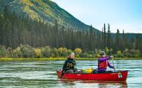The gentle flow of the Yukon River is perfect for beginners