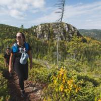 Hiking the optional Mont Du Four trail, Charlevoix | Tourisme Charlevoix, BESIDE