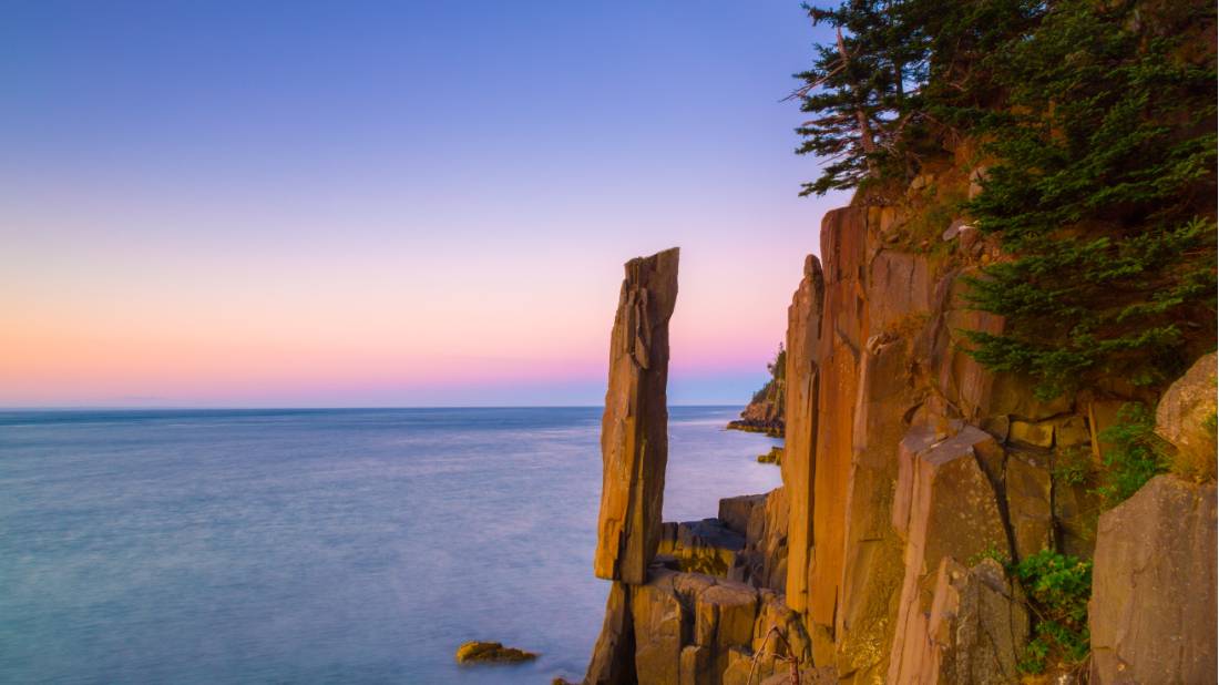 The Balancing Rock and a beautiful sunset |  <i>Tourism Nova Scotia</i>