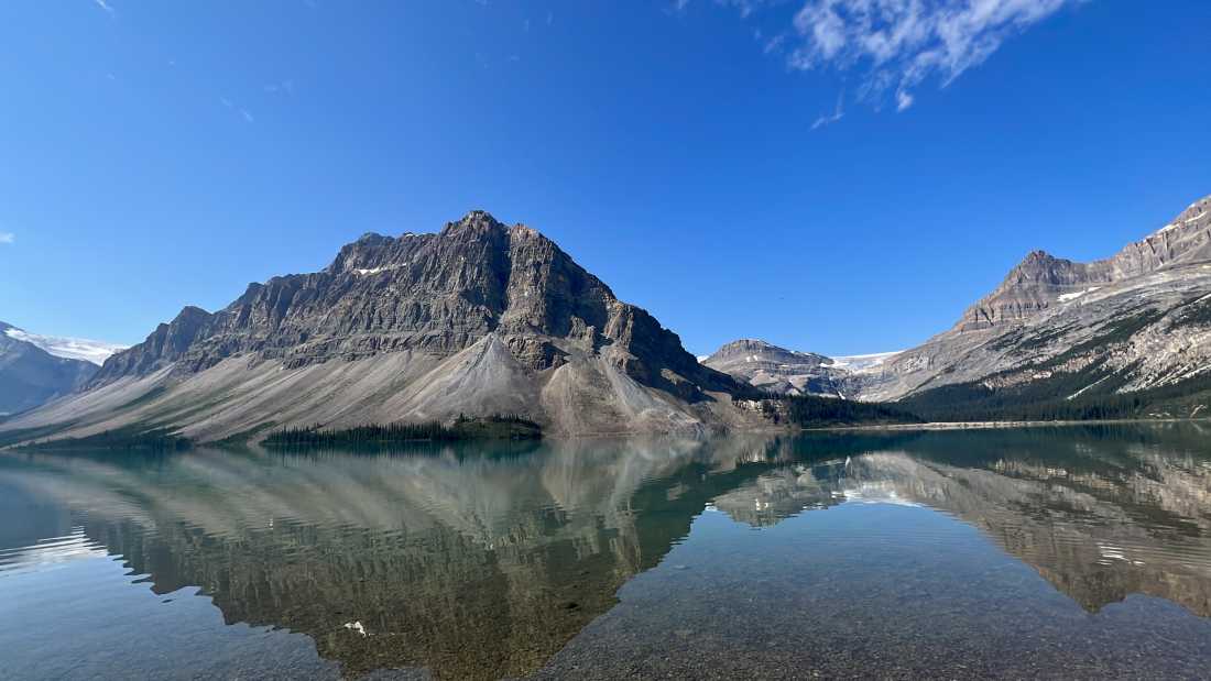 View from the trail on Bow Lake, Banff National Park | Kalaya Mckenzie