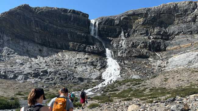 Hiking from Bow Lake towards Bow Glacier Falls | Kalaya Mckenzie
