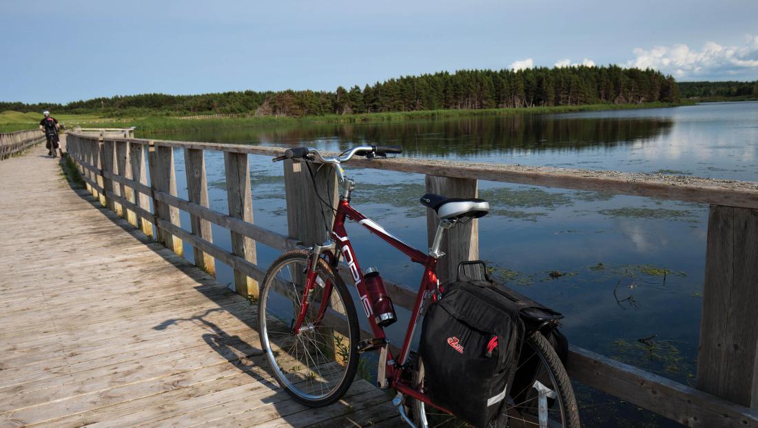 Cycling a series of pretty trail bridges to St Peter's Bay |  <i>Guy Wilkinson</i>