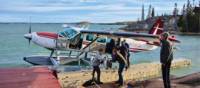 Summer float plane ride into Northwest Territories eco-lodge | H Wang