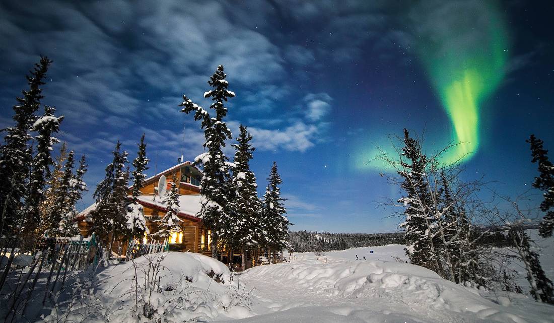 Winter at the eco-lodge near Yellowknife, Canada |  <i>Martina Gebrovska</i>