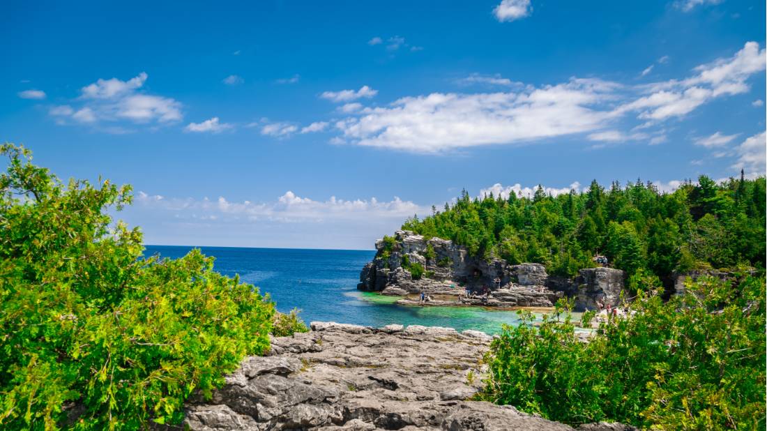 The Bruce Trail is one of Canada's most striking coastal hikes