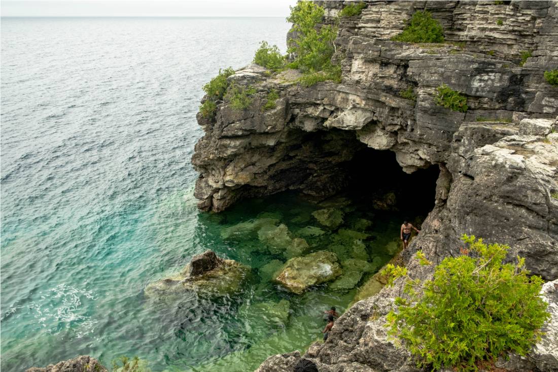 The famous Grotto, Bruce Peninsula National Park |  <i>Elise Arsenault</i>