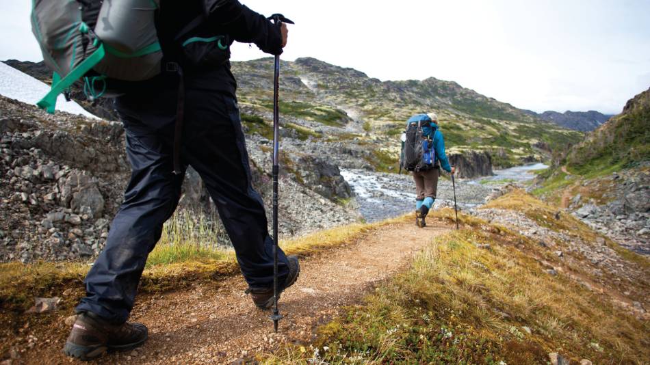 Retracing the steps of the Stampeders route over the Chilkoot Pass. |  <i>Mark Daffey</i>