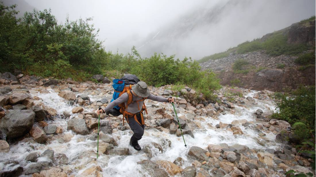 River crossing on the Chilkoot Trail in British Columbia |  <i>Mark Daffey</i>