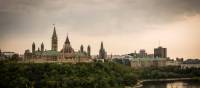 Parliament buildings over the Ottawa River | ©Destination Ontario