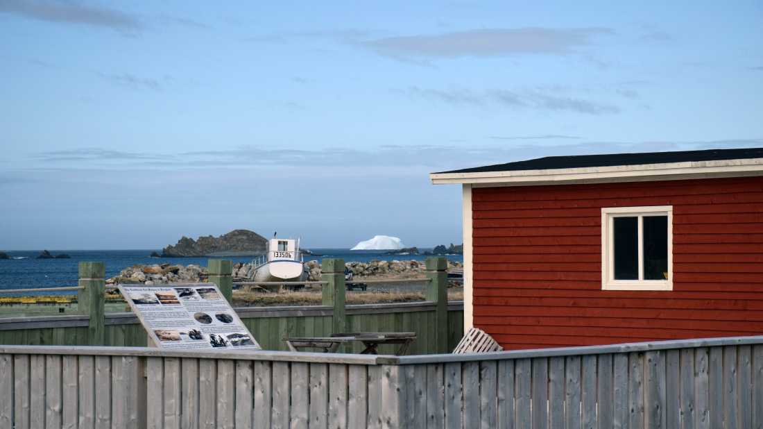 View of an iceberg on our way to the picnic at the lightouse | Nathalie Gauthier