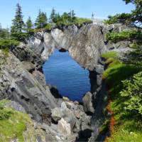 The day hike culminates at the massive Berry Head sea arch | Caroline Mongrain