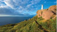 The East Coast Trail skirts the cliffs at Cape Spear Lighthouse |  <i>Barrett & MacKay Photo</i>