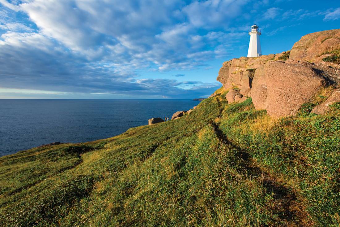 The East Coast Trail skirts the cliffs at Cape Spear Lighthouse |  <i>Barrett & MacKay Photo</i>