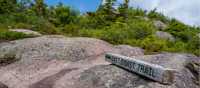 Trail marker on the Bawdens Highland | Sherry Ott