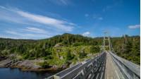 Bridge spanning the bay connecting north and south sections of the East Coast Trail |  <i>Sherry Ott</i>