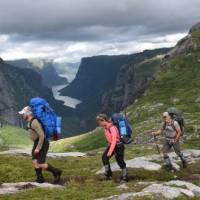 Day one of hiking on the Long Range Traverse, Newfoundland