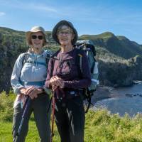 Happy hikers on the coast of Newfoundland | Jenny Wong