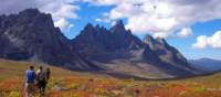 Hikers Trek Amongst the Mountains | Kelly Kurtz photography