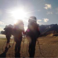 Starting a beautiful day on Akshayuk Pass, Baffin Island | Louis-Philip Pothier