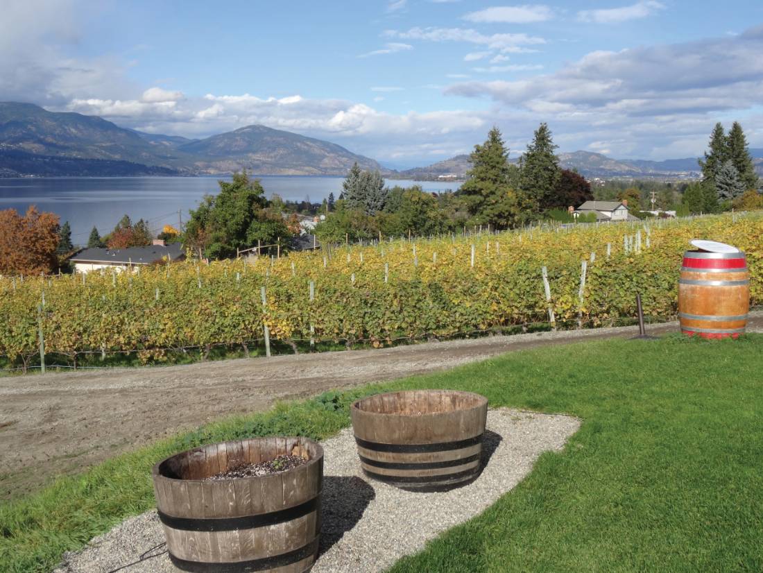 Kettle Valley winery and Okanagan Lake |  <i>Annika Rautiola</i>