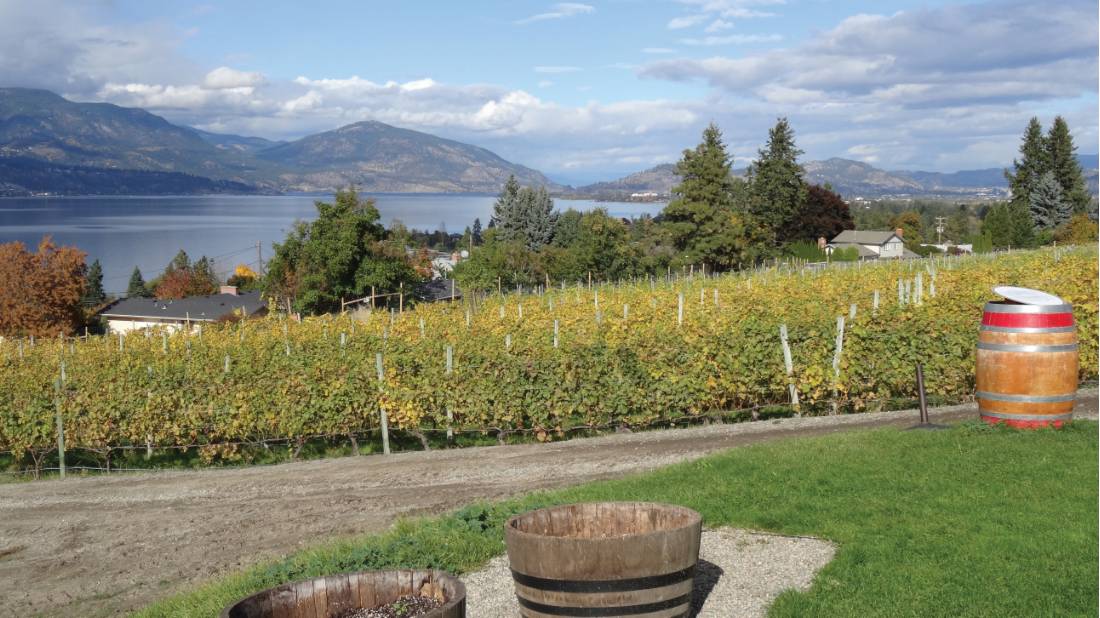 Kettle Valley winery and Okanagan Lake | <i>Annika Rautiola</i>
