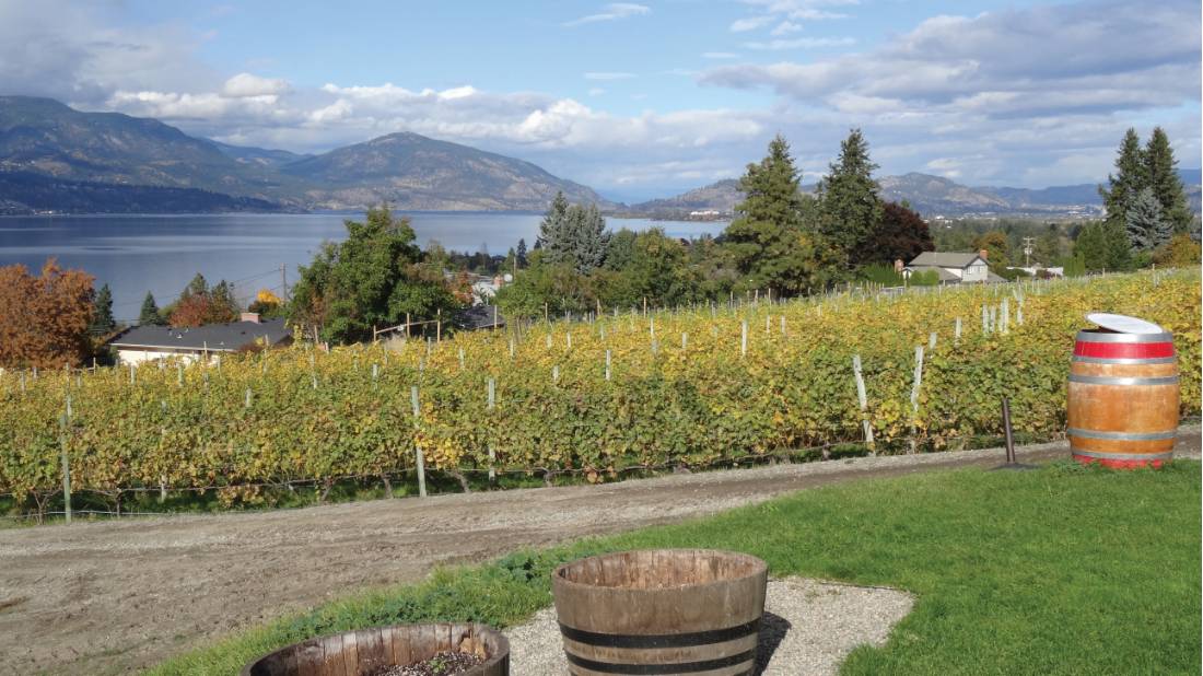 Kettle Valley winery and Okanagan Lake |  <i>Annika Rautiola</i>