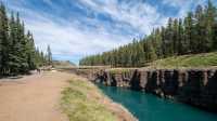 Walk across the footbridge at beautiful Miles Canyon near Whitehorse |  Gov't of Yukon