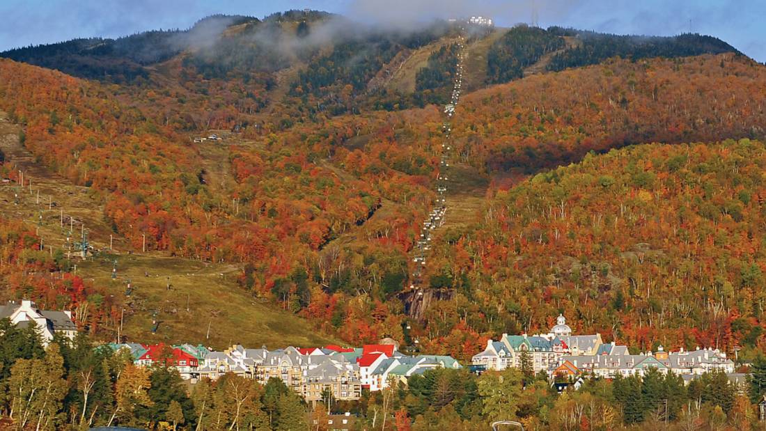 Mont Tremblant pedestrian village in the heart of the Laurentians |  <i>©Tourisme Laurentides</i>