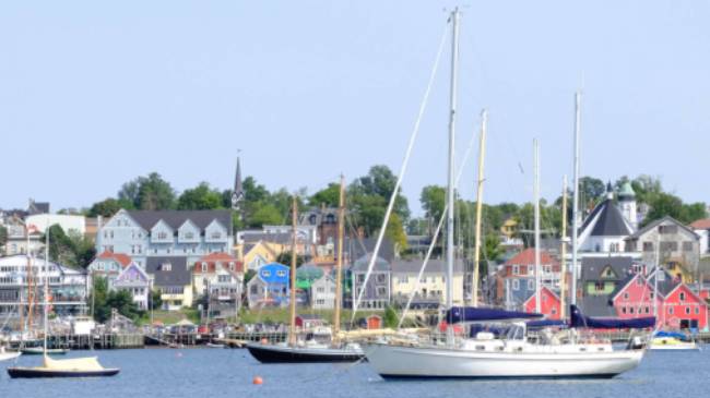 Lunenburg's famous waterfront