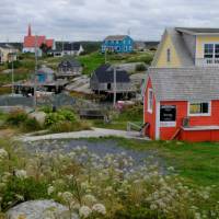 Colourful Peggy's Cove, Nova Scotia