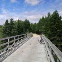 Bridge crossing on the Rum Runners Trail, NS