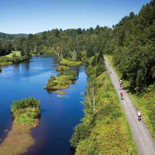 Quebec's P'tit Train du Nord rail trail