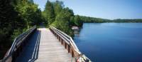 Parc Linéaire Le P'tit Train du Nord | ©Tourisme Laurentides