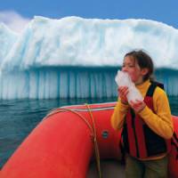 Up close and personal with an iceberg, northwest Newfoundland