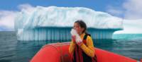 Up close and personal with an iceberg, northwest Newfoundland