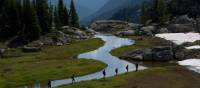 Riverside hike in the Purcell Mountains, British Columbia