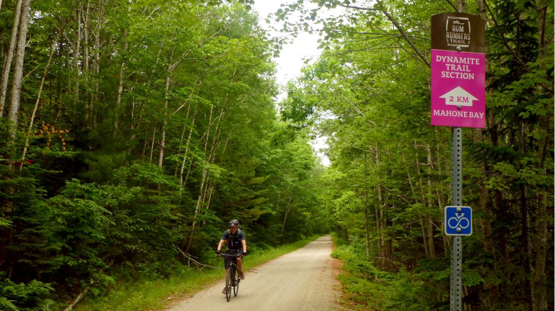 Cycling on the Rum Runners Trail to Lunenburg, Nova Scotia | <i>Caroline Mongrain</i>