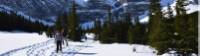 Snowshoeing in the beautiful Canadian Rockies