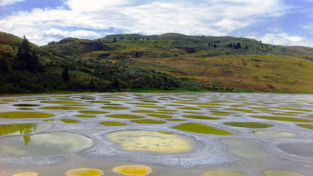 Spotted Lake is a sacred site of healing of the Okanagan First Nation. |  <i>Robin Esrock</i>