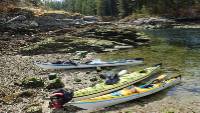 Protected paddling through the islands of Desolation Sound, BC