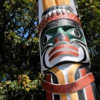 The World's tallest Totem Pole can be found in Beacon Hill Park, Victoria