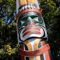 The World's tallest Totem Pole can be found in Beacon Hill Park, Victoria