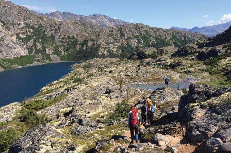 Hikers on the Chilkoot Trail |  <i>Nathalie Gauthier</i>