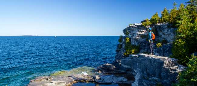 Coastal vantage point overlooking Georgian Bay | Pete Heck