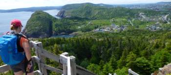 Spectacular view from the top of Bawdens Highland | Caroline Mongrain