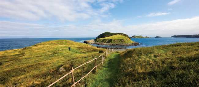 Island views from the East Coast Trail at Tors Cove | Barrett & MacKay Photo