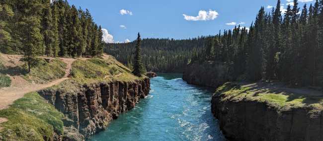 Admire the dramatic landscapes of Miles Canyon near Whitehorse | Trevor Sauve